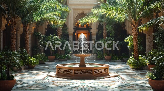 Modern and luxurious designs for residential apartments and villas, modern architectural art, luxurious designs and decorations, palaces, hotels and distinguished buildings, urban growth and progress in the Kingdom of Saudi Arabia, interest in planting trees and green plants