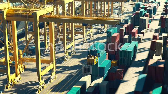 استيراد وتصدير البضاعة في المملكة العربية السعودية, الاقتصاد البحري لنقل واستلام كونتينرات التخزين, ميناء شحن البضائع و الحاويات التجارية، مرفأ تجاري لتوصيل السلع والمنتجات المحلية عبر السفن في البحار