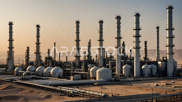 جودة معامل ومعدات إنتاج البترول, المنشآت الصناعية الضخمة, مصفاة تكرير النفط والغاز, المشاريع البتروكيماوية المساهمة في نهضة الاقتصاد الوطني السعودي, صناعات المعادن والكيميائيات في المملكة العربية السعودية