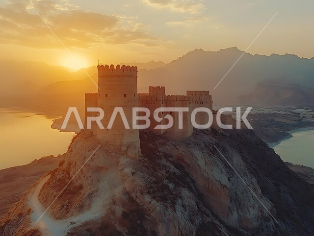 المعالم السياحية في المملكة العربية السعودية, الأماكن التراثية التاريخية القديمة, قلعة حجرية أثرية مهجورة, الفن الهندسي المعماري على الطراز القديم لبناء القلاع