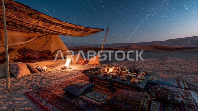 أنشطة ترفيهية ممتعة في المملكة العربية السعودية، قضاء الوقت الممتع بالجلسات الهادئة في الصحراء، أماكن رحلات السفاري الشبابية، أجواء التخييم و الكشتات البرية في المناطق الصحراوية، خيم شعبية تقليدية