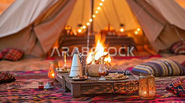 قضاء الوقت الممتع بالجلسات الهادئة في الصحراء، أماكن رحلات السفاري الشبابية، أجواء التخييم و الكشتات البرية في المناطق الصحراوية، خيم شعبية تقليدية، أنشطة ترفيهية ممتعة في المملكة العربية السعودية