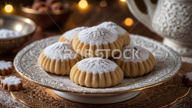 قطع من حلى العيد بالمكسرات، أقراص المعمول بالعجوة اللذيذة، الأعياد والمناسبات الإسلامية السعيدة، طريقة إعداد وتحضير الحلويات الشهية، كرم الضيافة وحسن الاستقبال في السعودية