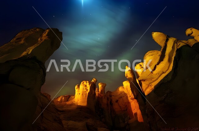 الآثار التاريخية المتشكلة على المنحدرات الجبلية، الصروح والقلاع الحجرية، سلسلة الجبال والتكوينات والتشكلات الصخور الحجرية، أماكن اثرية تاريخية قديمة, القمم والمرتفعات الصخرية، اماكن سياحية في المملكة العربية السعودية، المحميات الطبيعية الصحراوية