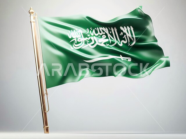 الاحتفال بذكرى العيد الوطني 23 سبتمبر، راية التوحيد وسيف القوة، احياء ذكرى يوم العلم 11 مارس، علم المملكة العربية السعودية الاخضر المرفرف، المناسبات والاعياد الوطنية، مفهوم حب الوطن والانتماء إليه, خلفية بيضاء