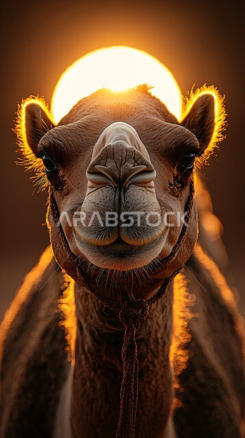 الرمال الذهبية الناعمة، حيوان الجمل الاليف في اجواء عيد الاضحى المبارك, الاهتمام بالناقة العربية في الصحراء، تربية المواشي والحيوانات في المحميات الطبيعيه في المملكة العربية السعودية, خلفية الطبيعة 