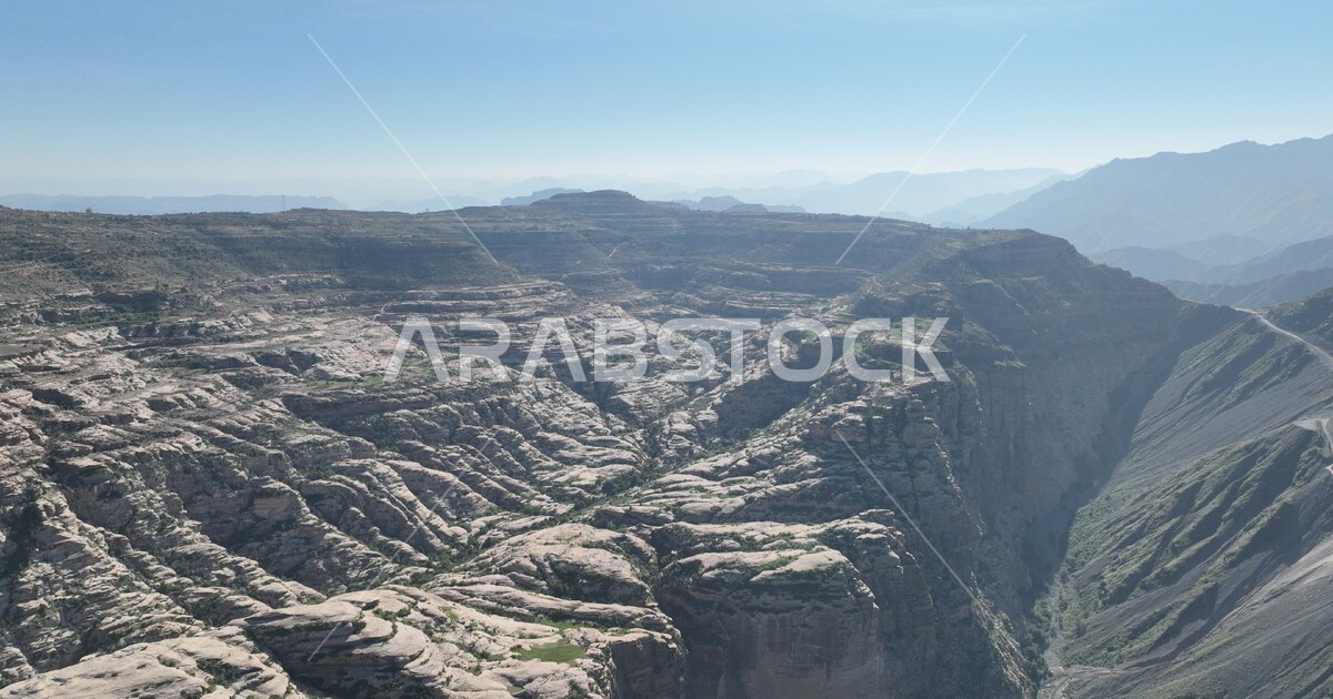 Qahar Rock formations and formations in Jazan city, highlands and mountain ...