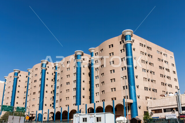 مخطط ثلاثي الأبعاد لمجمع سكني فاخر، شقق سكنية سياحية، تصميم معماري هندسي حديث، الهندسة المعمارية في المملكة العربية السعودية، فنادق سياحية فاخرة