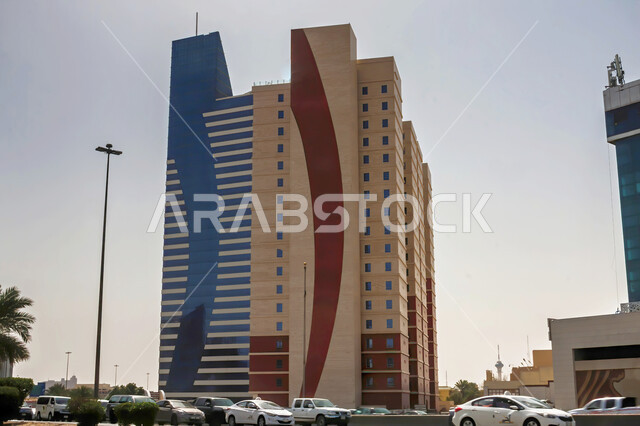 مجمع سكني ملاكزك توين تاورز في الرياض, شقق سكنية سياحية، تصميم معماري هندسي حديث، الهندسة المعمارية في المملكة العربية السعودية، فنادق سياحية فاخرة