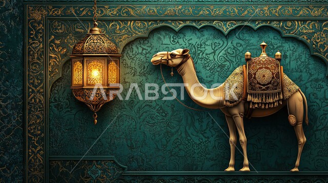 تصاميم وزخارف إسلامية، رسومات ثلاثية الأبعاد لحيوان الجمل، الأعياد والمناسبات الدينية السعيدة، أضحية عيد الأضحى المبارك، فانوس وزينة شهر رمضان، أجواء رمضانية روحانية، الاستعداد لاستقبال شهر الخير