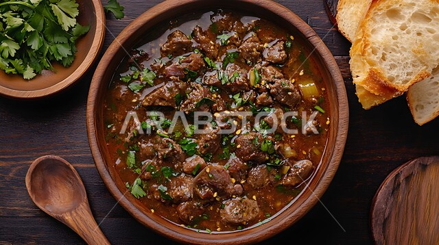 طبق من يخنة لحم البقر الشهي والخضروات, وصفات اللحومات المشوية بالنكهات المتميزة، مطاعم للمأكولات الشرقية في المملكة العربية السعودية، الوجبات الصحية والمغذية، الاستمتاع بتحضير أطباق لذيذة