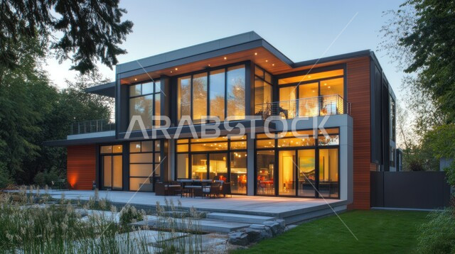 الفن الهندسي المعماري المتطور للمباني في المملكة العربية السعودية، الاهتمام بزراعة الأشجار، استقطاب المستثمرين والزوار من شتى انحاء العالم، النمو والتقدم العمراني في العاصمة، الجدران والواجهات الزجاجية الضخمة، تصاميم خارجية عصرية متميزة على الطراز الحديث