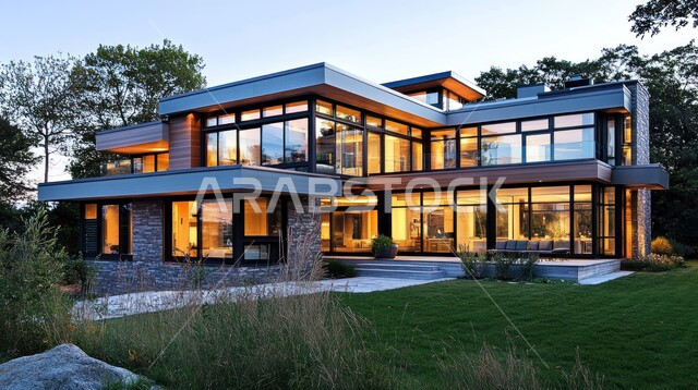 الفن الهندسي المعماري المتطور للمباني في المملكة العربية السعودية، الاهتمام بزراعة الأشجار، استقطاب المستثمرين والزوار من شتى انحاء العالم، النمو والتقدم العمراني في العاصمة، الجدران والواجهات الزجاجية الضخمة، تصاميم خارجية عصرية متميزة على الطراز الحديث