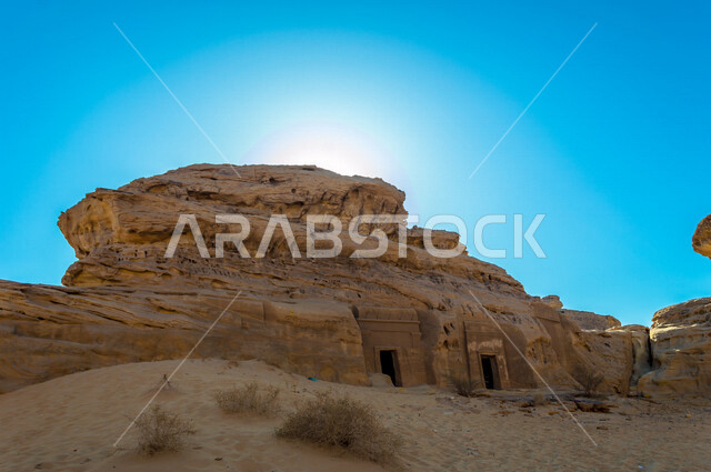 الجمال التاريخي لمدائن صالح في العلا بالمملكة العربية السعودية، الحضارة العربية القديمة، جمال التشكيلات الصخرية ، معالم اثرية تاريخية سياحية في السعودية ، السياحة في السعودية