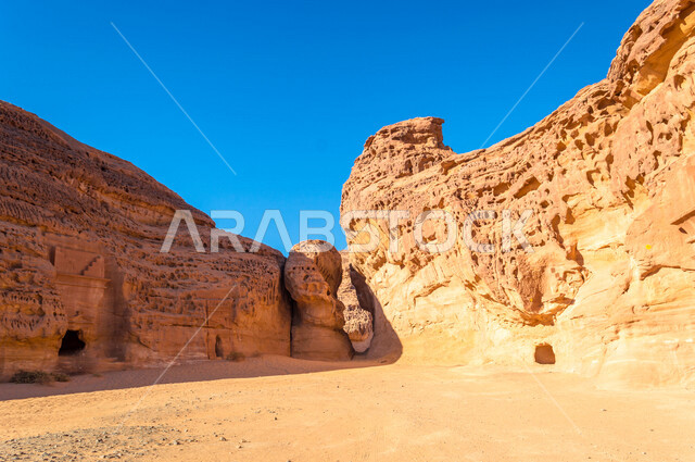 الجمال التاريخي لمدائن صالح في العلا بالمملكة العربية السعودية، الحضارة العربية القديمة، جمال التشكيلات الصخرية ، معالم اثرية تاريخية سياحية في السعودية ، السياحة في السعودية