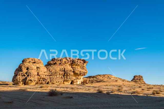 The historical beauty of Madain Saleh in Al-Ula, Saudi Arabia, the ancient Arab civilization, the beauty of the rock formations, historical and tourist attractions in Saudi Arabia, tourism in Saudi Arabia