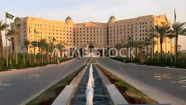 الفن الهندسي المعماري للفنادق في المملكة العربية السعودية على الطراز الحديث، فندق ريتز كارلتون في الرياض، معالم وأماكن سياحية لجذب السياح، الديكورات الخارجية للمباني الفاخرة