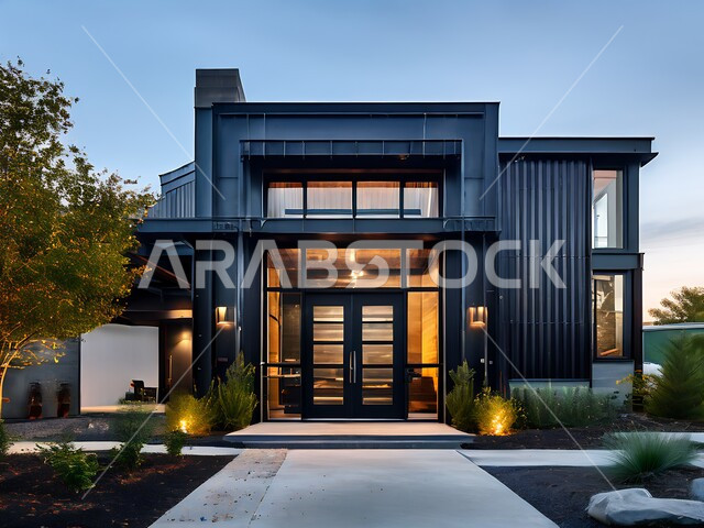 الفن الهندسي المعماري على الطراز الحديث للفلل والشقق السكنية في المملكه العربيه السعوديه ،الاهتمام في زراعه النباتات الخضراء في حديقة المنزل، الديكورات والتصاميم الخارجيه الحديثة لبيت فاخر وعصري، شاليهات ومنتجعات فاخره