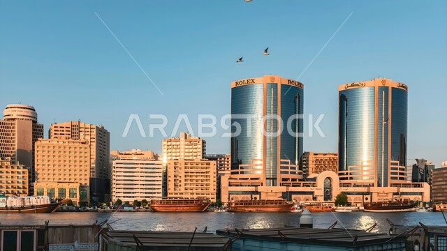 برجين روليكس التوأم في بمنطقة الخور, الأبراج وناطحات السحاب، معالم دبي ...
