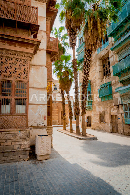 المدينة التاريخية في جدة بتصميم معماري عربي و إسلامي قديم ، بلد التاريخية في مدينة جدة ، أماكن سياحية جذابة في المملكة العربية السعودية