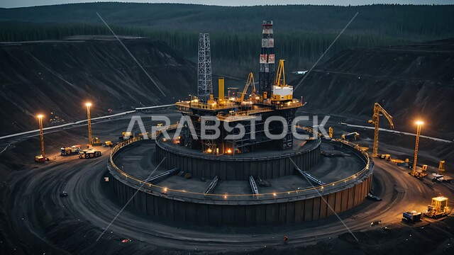 مفهوم هندسة البترول في دول الخليج, مصافي تكرير النفط والغاز, مصانع ومناجم الوقود في المملكة العربية السعودية, النهضة بالاقتصاد الوطني السعودي, الآلات والمعدات الكبيرة الضخمة, صناعات ومشاريع بتروكيماوية