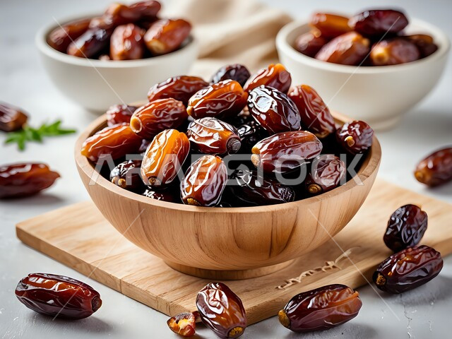 وجبة ذات قيمة غذائية عالية، صورة مقربة لطبق من التمر السكري الصحي الطازج، ضيافة رمضانية لذيذة، أنواع من التمور الصحية، رطب من نخيل المملكة العربية السعودية، محاصيل ومنتجات زراعية محلية وطنية