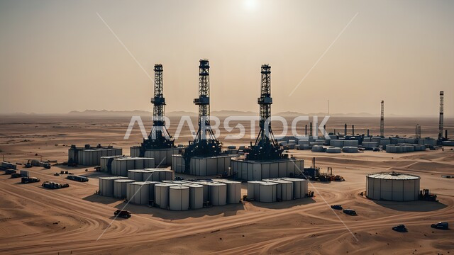 مصافي  تكرير النفط والغاز، تنمية الاقتصاد السعودي, آلات الحفر الضخمة المستخدمة في استخراج البترول, التنقيب عن الثروات الباطنية في المملكة العربية السعودية، صناعات ومشاريع بتروكيماوية في المملكة, خطوط الأنابيب والمعدات الفولاذية الثقيلة، العمل في مجال الهندسة الصناعية والنفطية