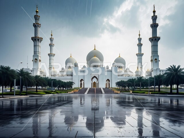 إسلاميات وروحانيات وطمأنينة, النقوش والزخارف للاعمدة والاقواس على الطراز الاسلامي, نداء المسلمين لأداء الفرائض والصلوات، الفن الهندسي المعماري لقبب ومآذن المساجد الاسلامية, أماكن العبادة والتقرب إلى الله تعالى