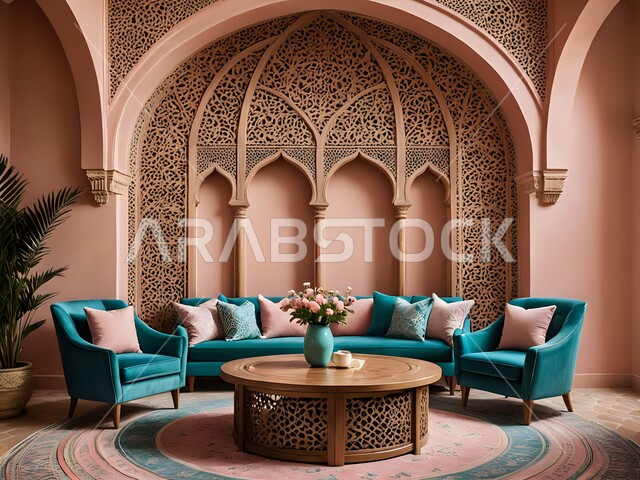  تحف واكسسوارات عصرية، التصاميم الأنيقة لغرف الجلوس المريحة على الطراز الحديث، غرفة معيشة مع أثاث منزلي فاخر، الديكورات الداخلية الراقية للفلل والشقق السكنية في المملكة العربية السعودية 