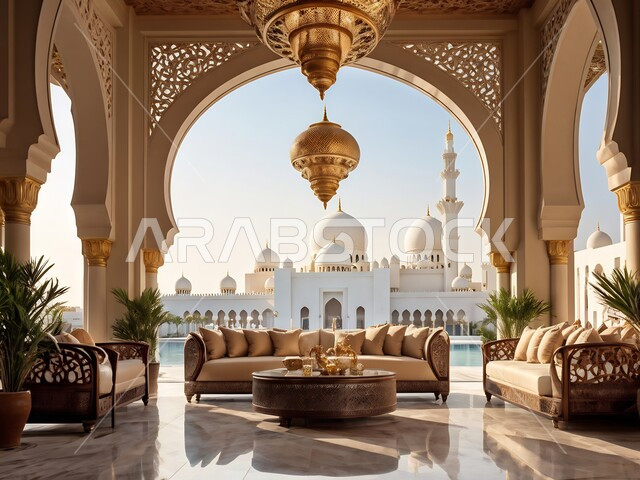 التحف العصرية والاكسسوارات, أثاث منزلي فاخر بديكور داخلي لغرف معيشية, الفلل والشقق السكنية في المملكة العربية السعودية, التصاميم الأنيقة لغرفة الجلوس على الطراز الحديث