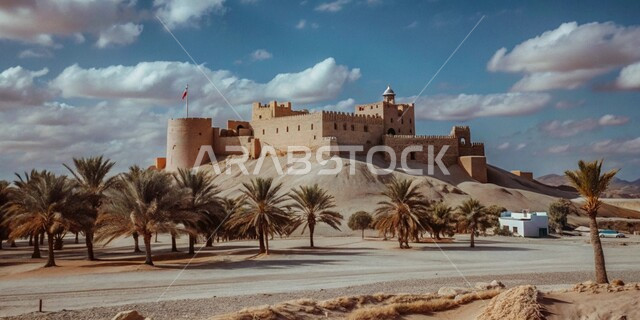 القلاع والحصون العسكرية الأثرية، الفن الهندسي المعماري على الطراز التقليدي القديم لقلعة نحل في سلطنة عمان، الاهتمام بزراعة أشجار النخيل، القمم والمرتفعات الجبلية، أماكن ومعالم سياحية مشهورة