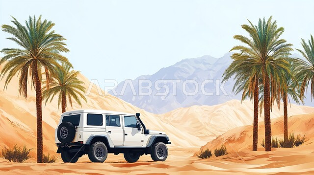 Enjoy practicing your favorite hobbies, an exciting adventure on the soft golden sands of the deserts of the Kingdom of Saudi Arabia, safari adventures on the sand dunes, driving a four-wheel drive vehicle (dune bashing) in the middle of the desert, fun desert activities