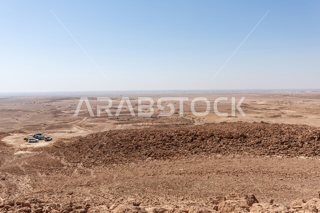 The environment and the dry and harsh nature, the soft golden sands in the desert in the city of Riyadh, the rocky terrain in the desert areas, the formations and formations and sand dunes, the vast areas in the deserts of the Kingdom of Saudi Arabia