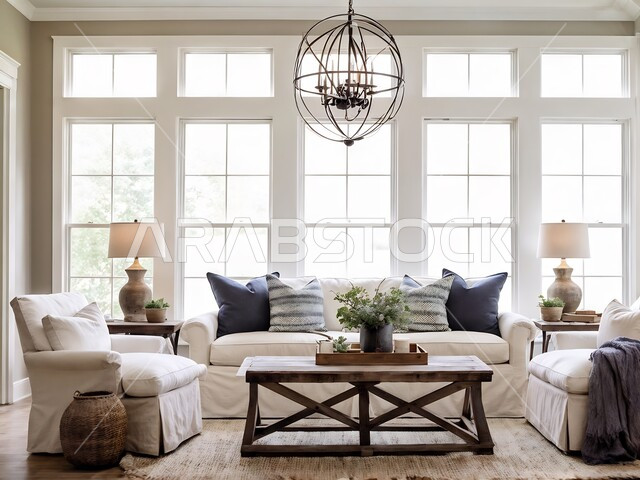 الديكورات الداخلية الراقية, فلل وشقق سكنية في المملكة العربية السعودية, التصميم العصري الراقي الأنيق, التصاميم الداخلية لغرف الجلوس على الطراز الحديث, غرفة معيشة مع أثاث منزلي فاخر