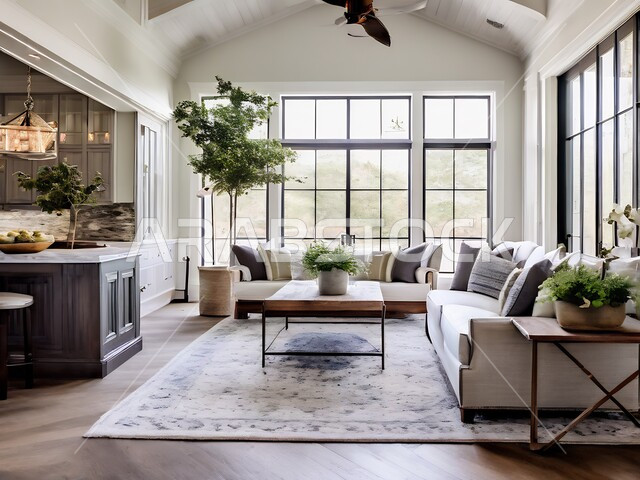 الديكورات الداخلية الراقية, فلل وشقق سكنية في المملكة العربية السعودية, التصميم العصري الراقي الأنيق, التصاميم الداخلية لغرف الجلوس على الطراز الحديث, غرفة معيشة مع أثاث منزلي فاخر