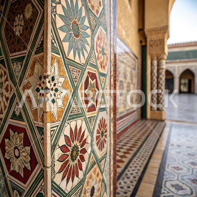 النقوش والزخارف على الجدران الخارجية للمسجد، الفن الهندسي المعماري على الطراز العربي الإسلامي، التصاميم والديكورات الخارجية الانيقة للمساجد في المملكة العربية السعودية، مفهوم العبادة والتقرب الى الله, الزخرفات الإسلامية التقليدية