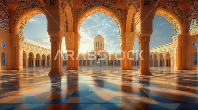 أماكن ومعالم اسلامية مقدسة، تصاميم الأعمدة والأقواس على الطراز الإسلامي، العبادة و التقرب إلى الله تعالى، الديكورات والتصاميم الداخلية لبناء المساجد في المملكة العربية السعودية