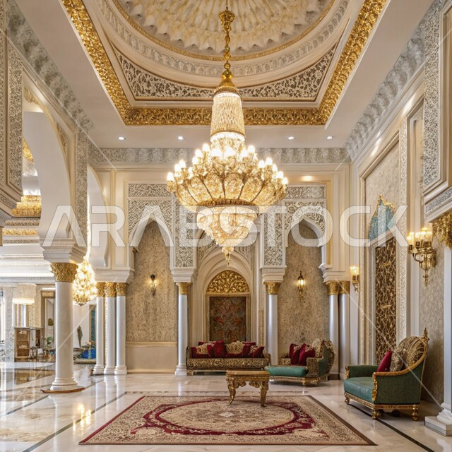 قاعات استقبال بألوان راقية ، الديكورات الداخلية الراقية للفنادق والفلل السكنية في المملكة العربية السعودية، اكسسوارات وتحف عصرية،غرفة معيشة مع أثاث منزلي فاخر، التصاميم الداخلية لغرف الجلوس على الطراز الحديث