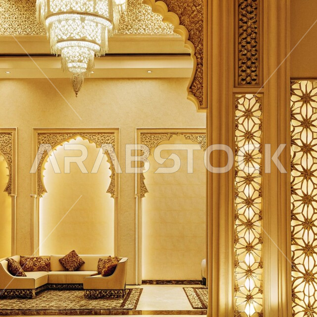 قاعات استقبال بألوان راقية ، الديكورات الداخلية الراقية للفنادق والفلل السكنية في المملكة العربية السعودية، اكسسوارات وتحف عصرية،غرفة معيشة مع أثاث منزلي فاخر، التصاميم الداخلية لغرف الجلوس على الطراز الحديث