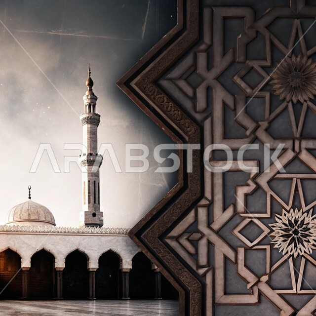 العبادة والتقرب الى الله في شهر رمضان المبارك، التصاميم والديكورات الخارجية الانيقة للمساجد  في المملكة العربية السعودية، الفن الهندسي المعماري على الطراز الاسلامي، النقوش والزخارف على الجدران الخارجية، اجواء رمضانية روحانية