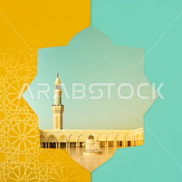  التصاميم والديكورات الخارجية الانيقة للمساجد في المملكة العربية السعودية، العبادة والتقرب الى الله في شهر رمضان المبارك، الفن الهندسي المعماري على الطراز الاسلامي، النقوش والزخارف على الجدران الخارجية، اجواء رمضانية روحانية