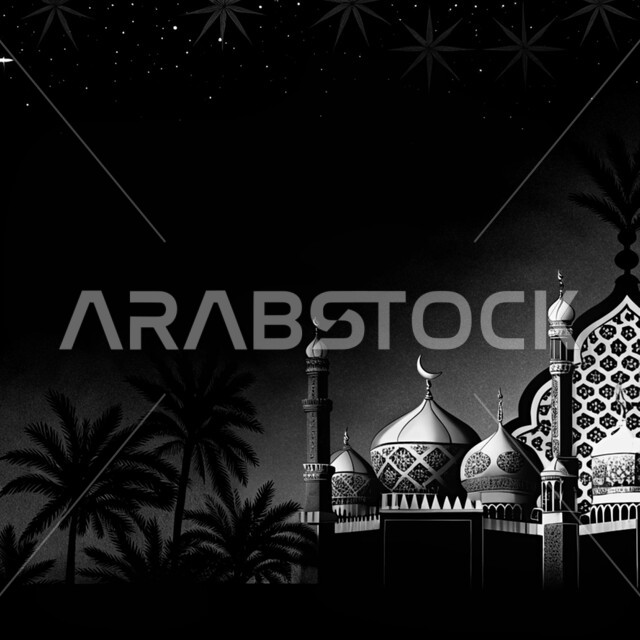 النقوش والزخارف على الجدران الخارجية، اجواء رمضانية روحانية، العبادة والتقرب الى الله في شهر رمضان المبارك، التصاميم والديكورات الخارجية الانيقة للمساجد  في المملكة العربية السعودية، الفن الهندسي المعماري على الطراز الاسلامي