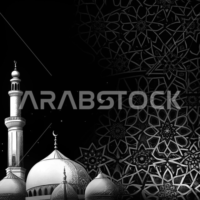 النقوش والزخارف على الجدران الخارجية، اجواء رمضانية روحانية، العبادة والتقرب الى الله في شهر رمضان المبارك، التصاميم والديكورات الخارجية الانيقة للمساجد  في المملكة العربية السعودية، الفن الهندسي المعماري على الطراز الاسلامي