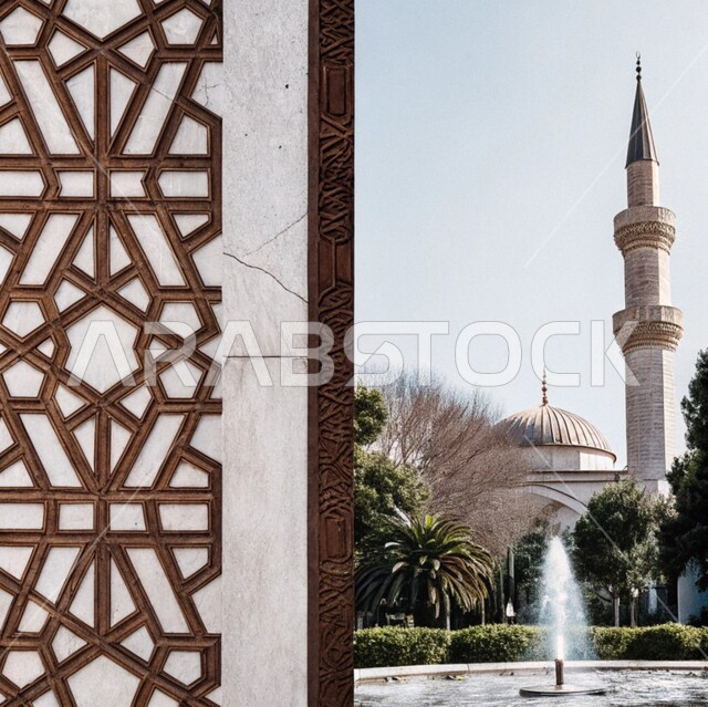 الديكورات والتصاميم الخارجية الانيقة للمساجد في المملكة العربية السعودية، الفن الهندسي المعماري على الطراز الاسلامي، النقوش والزخارف على الجدران الخارجية، اجواء رمضانية روحانية، العبادة والتقرب الى الله في شهر رمضان المبارك