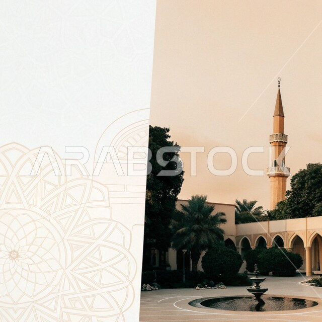 الديكورات والتصاميم الخارجية الانيقة للمساجد في المملكة العربية السعودية، الفن الهندسي المعماري على الطراز الاسلامي، النقوش والزخارف على الجدران الخارجية، اجواء رمضانية روحانية، العبادة والتقرب الى الله في شهر رمضان المبارك