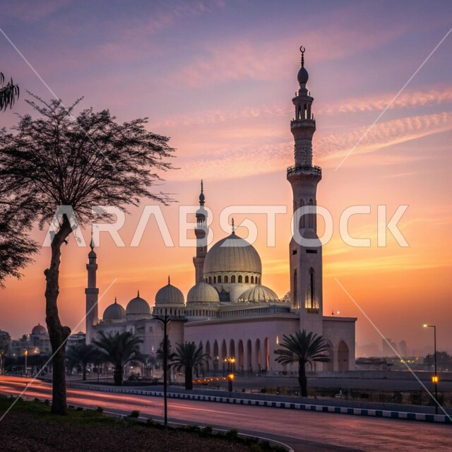 الاهتمام بزراعة الاشجار، العبادة والتقرب الى الله في شهر رمضان المبارك، التصاميم والديكورات الخارجية الانيقة للمساجد  في المملكة العربية السعودية، الفن الهندسي المعماري على الطراز الاسلامي، النقوش والزخارف على الجدران الخارجية، اجواء رمضانية روحانية