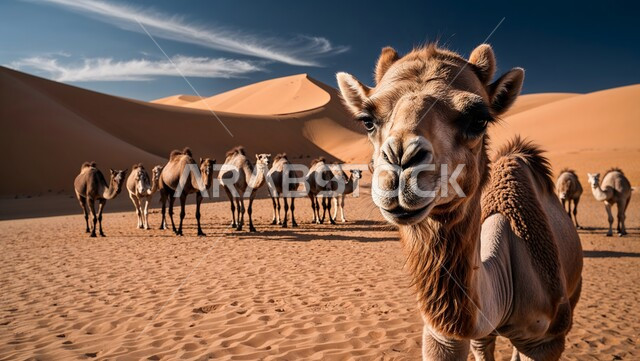 المحميات الطبيعية لتربية ورعاية الابل، التكوينات والتشكيلات الصخرية، التلال والكثبان الرملية، رعاية الثدييات والمواشي وحيوان الجمل في صحاري المملكة العربية السعودية، ناقة عربية أصيلة في المناطق الصحراوية، مفهوم الأصالة والعراقة 