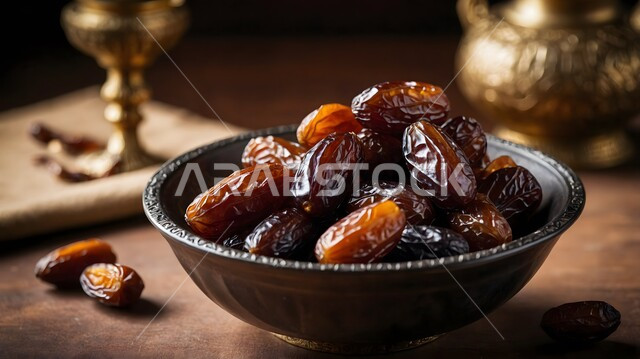 محصول الرطب الطازج، أغذية صحية لذيذة ذات قيمة غذائية عالية, طبق لمجموعة من حبات التمر السعودي, المحاصيل الزراعية في المملكة العربية السعودية, منتجات محلية وطنية