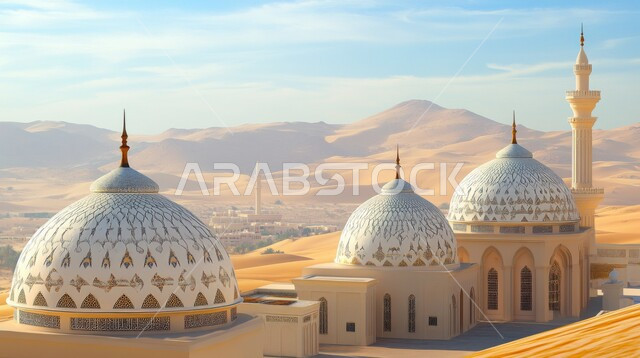 الفن الهندسي المعماري لبناء المساجد على الطراز العربي القديم, التصاميم الإسلامية للقبب والمآذن في المملكة العربية السعودية, مفهوم العبادة والتقرب إلى الله تعالى, نداء المسلمين لأداء الصلوات والفرائض