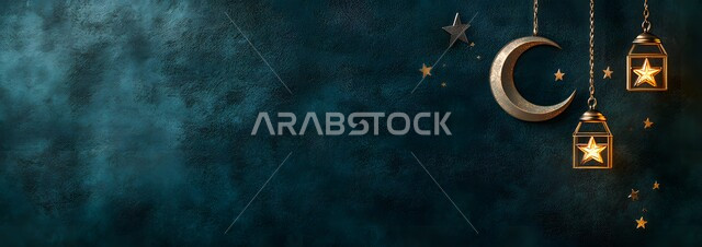 الاحتفال بالمناسبات والأعياد الدينية الاسلامية، ديكورات وزينة رمضان المبارك, فوانيس معدنية تقليدية مضيئة مزخرفة، العادات والتقاليد لاستقبال الشهر المبارك في المملكة العربية السعودية, البهجة بقدوم شهر الخير